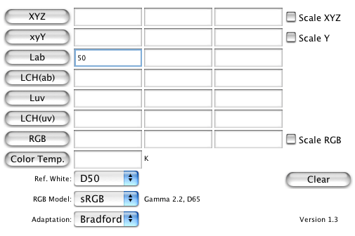 Xyz To Lab Converter